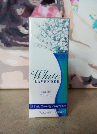 Yardley white lavender туалетна вода для жінок 30 мл. (в слюді)