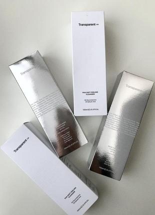 Гель для вмивання transparent lab rose calming cleanser pha soft peeling cleanser нові