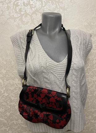 Крос-бобі сумка moschino