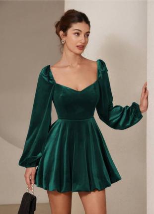 Оксамитова сукня💚