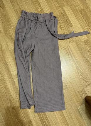 Zara штани гусина лапка4 фото