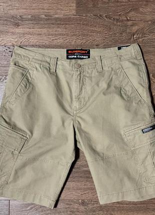 Шорты карго superdry .