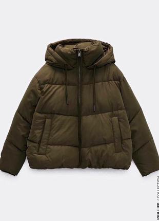 Куртка пуфер zara