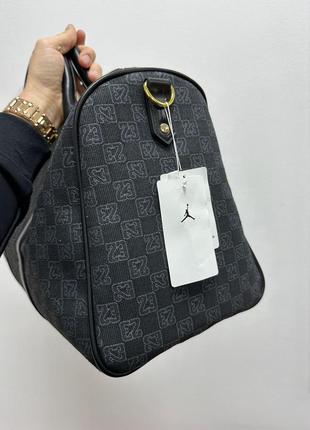 Air jordan monogram duffle bag grey сумка