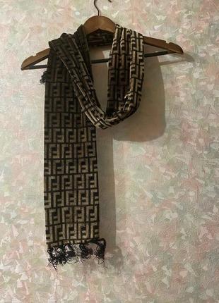 Шарф довгий велюровий