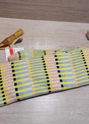 С&a яркий классный плотный шарф, расцветка унисекс