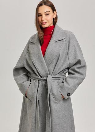Пальто из шерсти и кашемира zara limited edition довге вовняне пальто zara