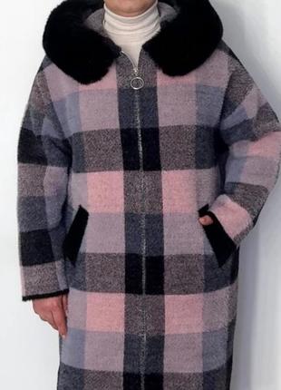 Шикарные кардиганы пальто на змейке с капюшоном,люкс турция, количество очень ограничено , альпака.