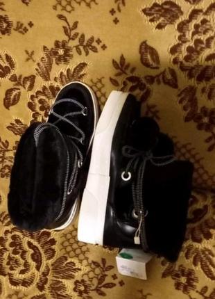 Чоботи зі штучним хутром  pull&bear