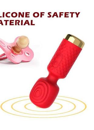 ♀️♂️мини вибратор для клитора микрофон usb красный 2