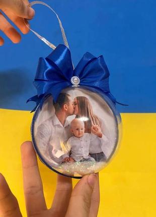 Новорічні іграшки з фото