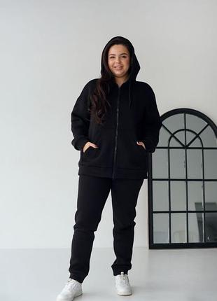 Костюм теплый, женский на молнии