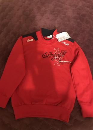 Реглан для мальчика на флисе на рост 104