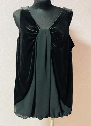 Велюровая нарядная блузка 24 р