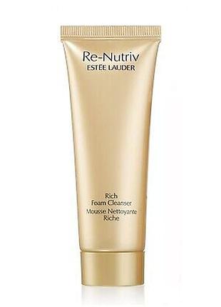 Засіб для очищення шкіри обличчя пінка estee re-nutriv rich foam cleanser 50 мл