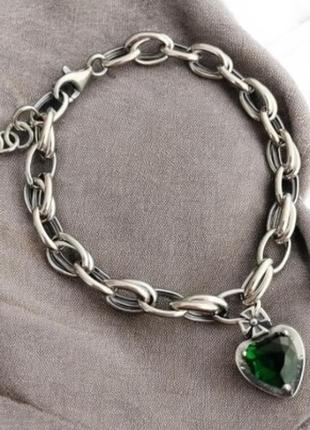 Браслет цепочку женский серебро стильное оригинальное украшение silver ♥️ italy ♥️ 🇮🇹 стиль винтаж