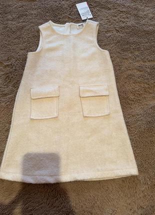 Теплое платье для девочки koton