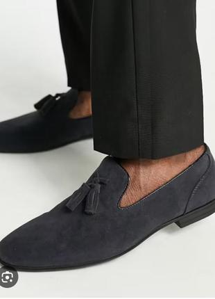 Лоферы из искусственной замши design asos роз. раз. 42.5