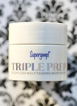 Крем солнцезащитный supergoop! triple prep multitasking moisturizer spf 40 sunscreen 10 ml
