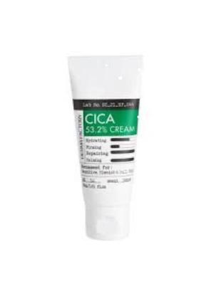 Увлажняющий крем для лица с экстрактом центеллы азиатской derma factory cica 53,2% cream, 30 мл