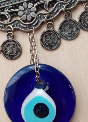 Украшение на стену декор для дома, офиса, коврик с монетками турция