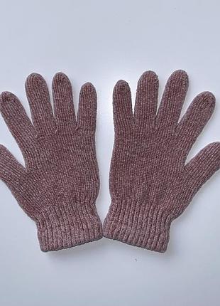 Жіночі рукавиці женские перчатки меланжевые one size f&f