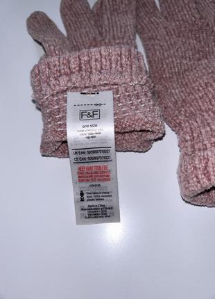 Жіночі рукавиці женские перчатки меланжевые one size f&f2 фото