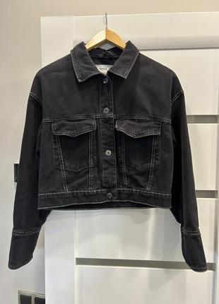 Куртка джинсовая bershka б/в размер l