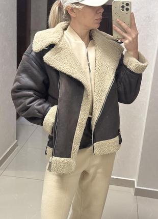 Дубленка zara