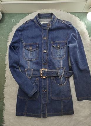 Джинсова куртка - пальто  jack way