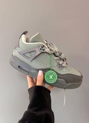 Кроссовки nike air jordan 4 retro wet cement premium