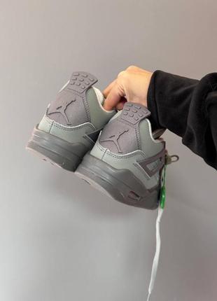 Кроссовки nike air jordan 4 retro wet cement premium