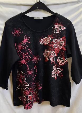 Женская  хлопковая футболка m&s, разм. 54