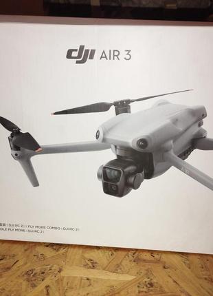 Дрон dji air 3 fly more combo новый