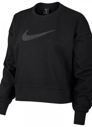 Кофта муж. nike w nk dry get fit crew swsh (арт. cu5506-010)7 фото