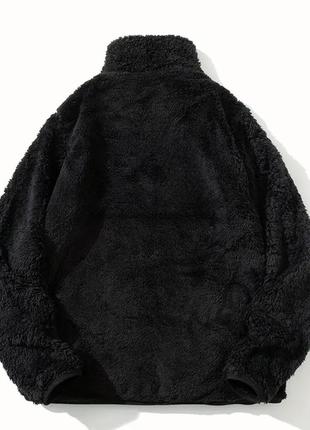 Чоловіча куртка з флісу snuddie з кишенями, кежуальна куртка з довгим рукавом та...