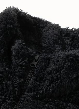 Чоловіча куртка з флісу snuddie з кишенями, кежуальна куртка з довгим рукавом та...