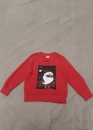 Кофта детская новогодняя