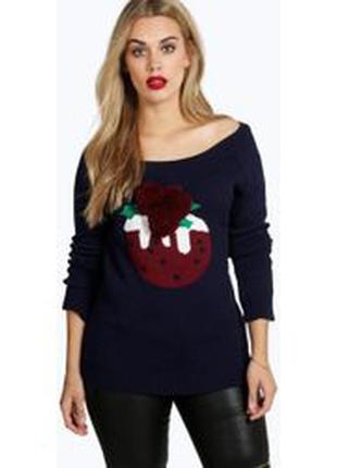 Новогодний свитер реглан свитшот бомбер просто бомба стильный подарок