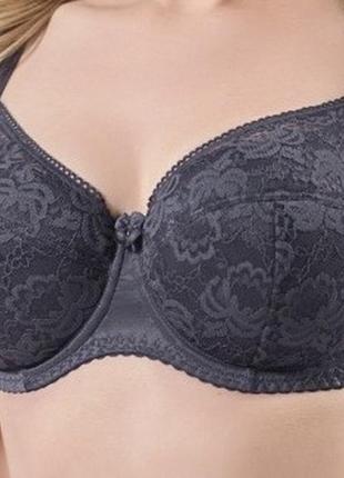 Бюстгальтер с кружевом и хлопком lanny mode 11730, чашки: d, e