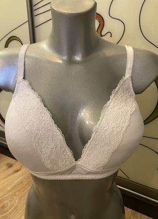 Роскошный, базовый, бюстгальтер, в белом цвете, без косточек, от бренда: every day 👌