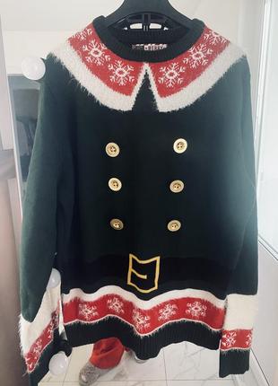 Новорічний светр3 фото