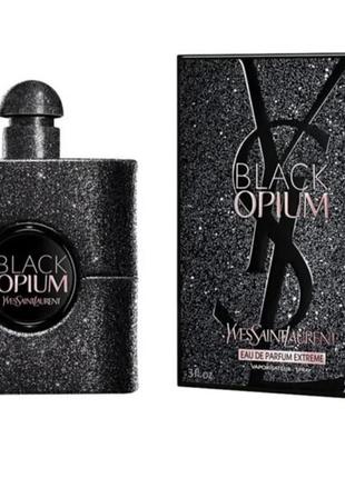 Парфюмированная вода для женщин yves saint laurent ysl black opium extreme eau de parfum 90 ml.