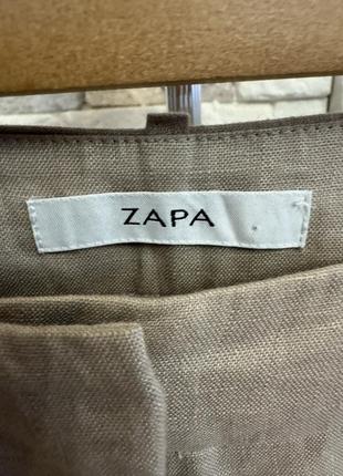 Жіночі лляні вкорочені брюки zapa3 фото