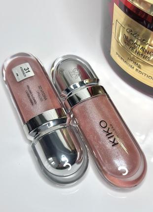 Блиск kiko milano 31, блиск кіко 31, 3d hydra lipgloss 31