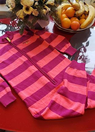 Vendi kids термо комбінезон в'язаний піддьова шерсть дівчинці 7-8 л 122-128 см