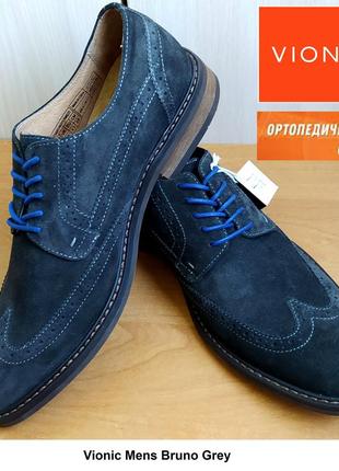 Vionic mens bruno grey original 43eu новые