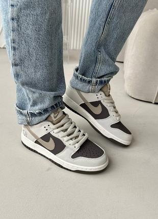 Кросівки жіночі nike dunk teddy bear brown