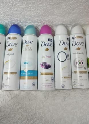 Дезодорант антиперспірант dove в наявності різні види