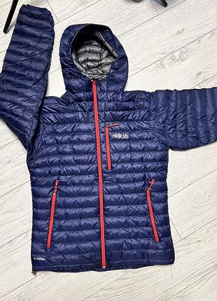 Куртка чоловіча rab microlight alpine jacket класичний легкий чоловічий пуховик від rab.